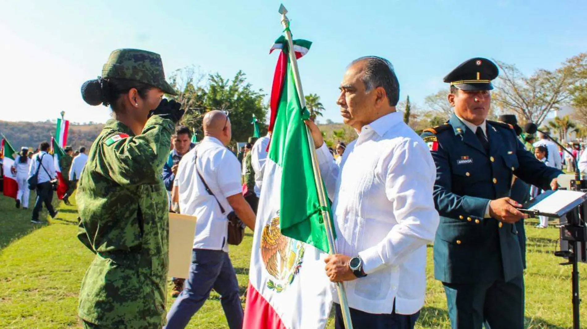 Astudillo día de la bandera